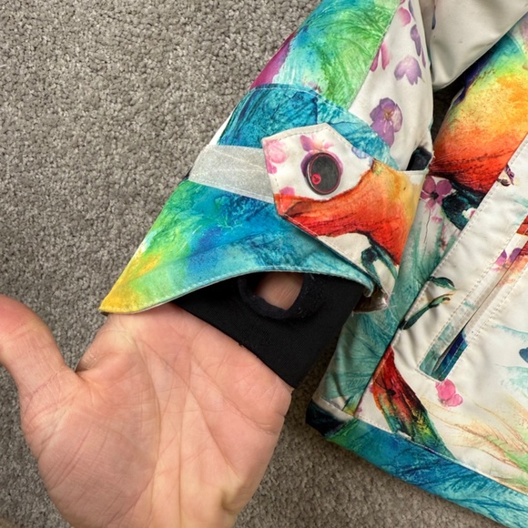 Roxy Dry Flight Technology Wildlife Insulated Women's Snowboard Jacket Medium - Picture 7 of 16